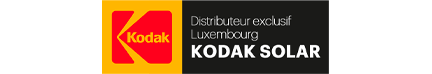 Badge distributeur exclusif KODAK® Énergie — Solution Distribution Europe en Belgique