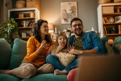 Famille wallonne bénéficiant de l'électricité produite par ses panneaux solaires à domicile