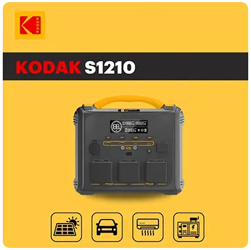 Générateur solaire Kodak® S1210 — station de stockage portable 1210 Wh
