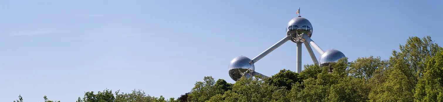 Atomium de Bruxelles symbolisant l'expansion de Solution Énergie Belgique en juin 2023