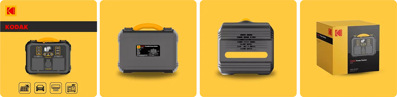 Kodak® Power Station — générateur de stockage solaire portable en Belgique